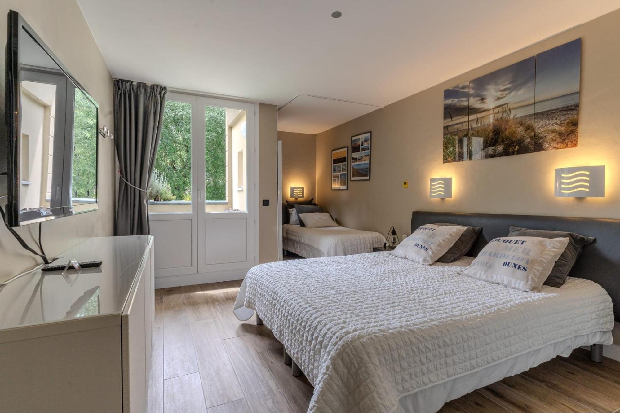 Very Nice Flat For 5 With Swimming Pool Tennis Court And Free Park Le Touquet Luaran gambar
